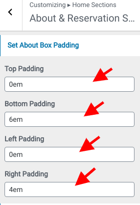 set contact section