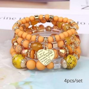 Multi Layer Beaded Bracelets