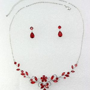 Crystal Floral Necklace