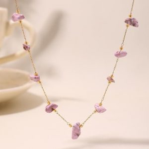 Natural Stone Beads Necklace