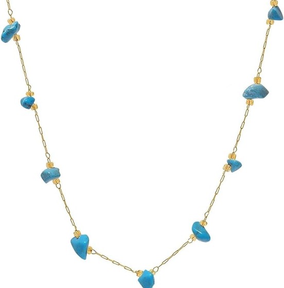 Natural Stone Beads Necklace - Image 3