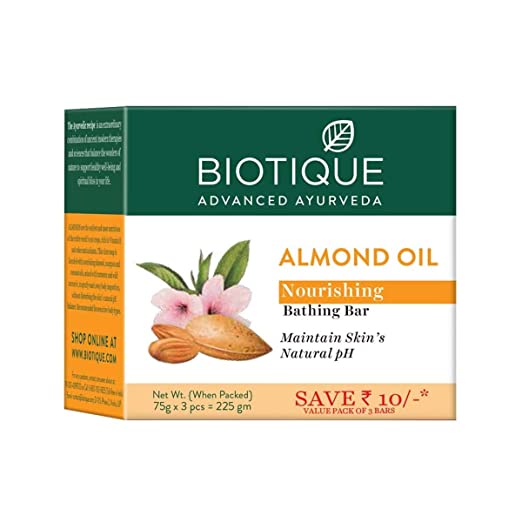 Biotique Bio Almond Oil Nourishing Body Soap Cosmetic Shop
