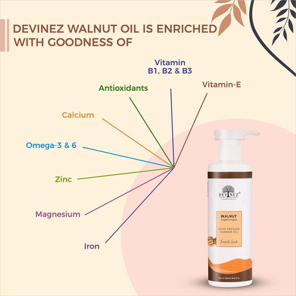 Devinez Kashmiri Walnut Cold Pressed Oil - Image 3