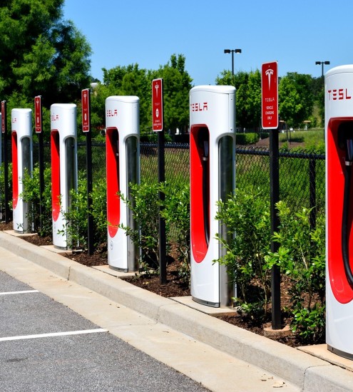 Solar-Powered EV Charging Station