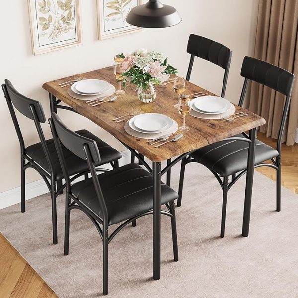 5 Piece Dining Room Table Set