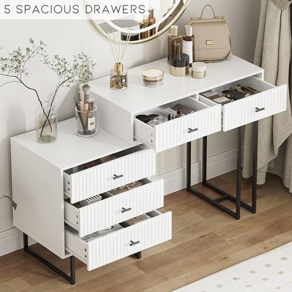 Dressing Table with Drawers - Image 4