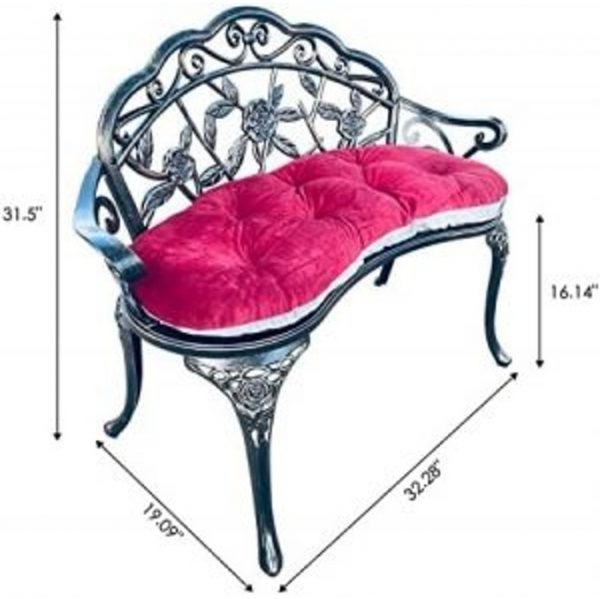 Mandolin Outdoor Bench - Image 3