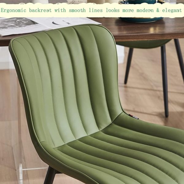 Modern Kitchen Armless Chairs - Image 2