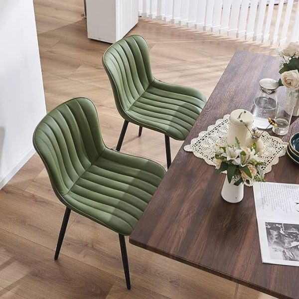 Modern Kitchen Armless Chairs - Image 3