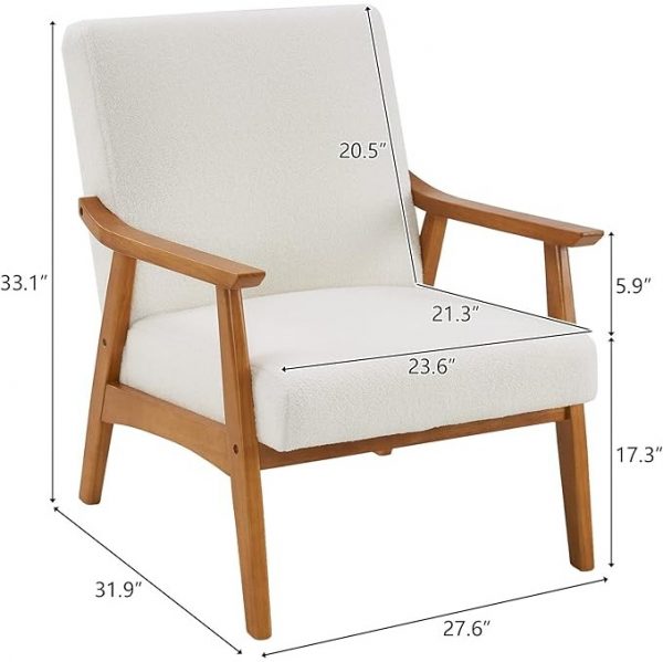 Solid Wood Frame Chair - Image 3