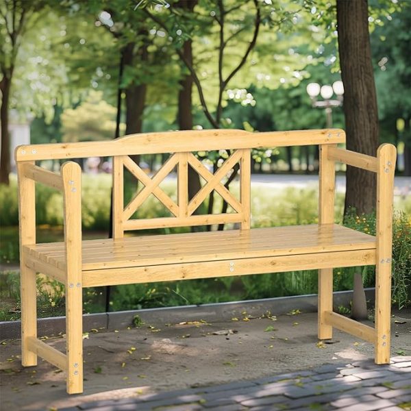 Wood Frame Garden Bench