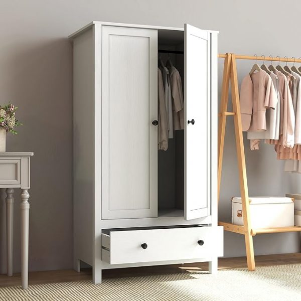 2 Door Wardrobe with Drawer - Image 2