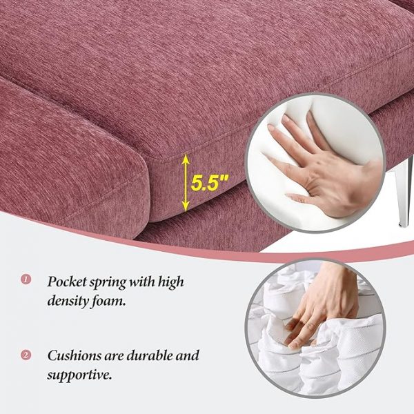 Convertible Sectional Sofa Couch - Image 5
