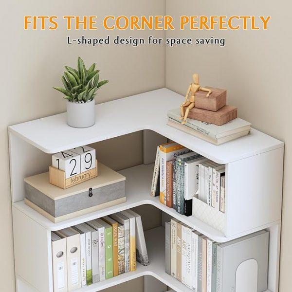 L-Shaped Corner Bookshelf - Image 4