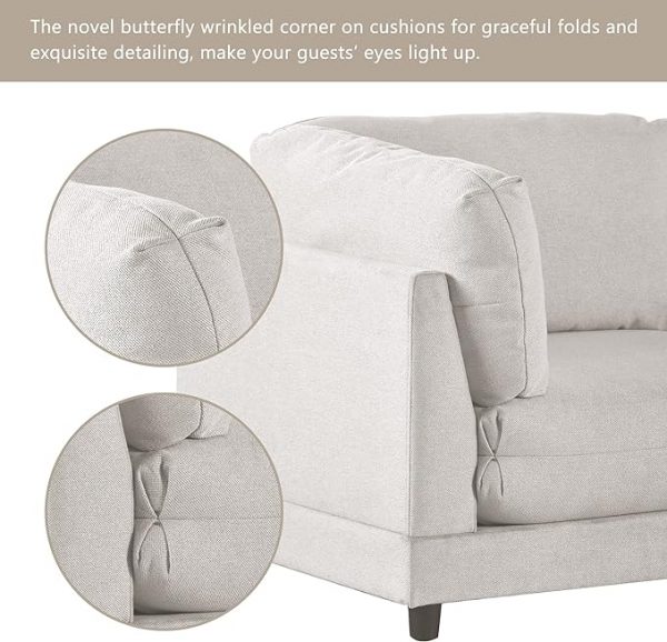 Sectional Comfy L-Shape Sofa Set - Image 4