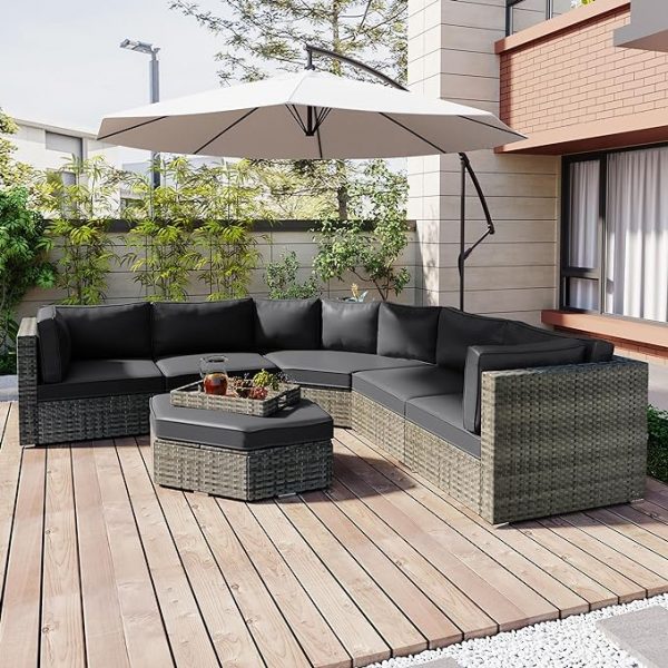 Sectional Sofa Patio Furniture Set