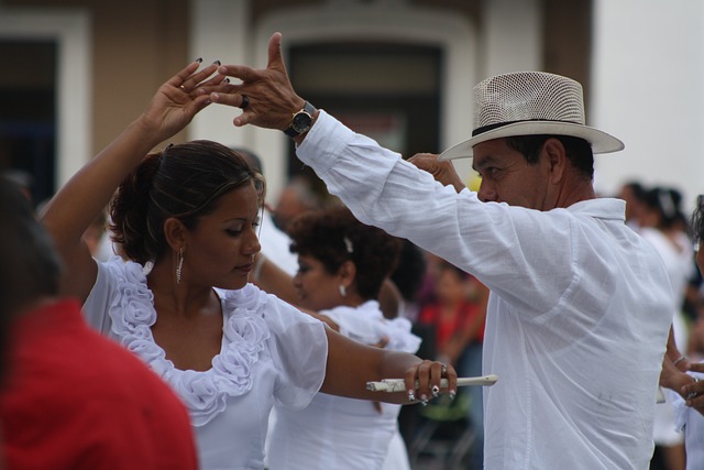 Salsa dance performance