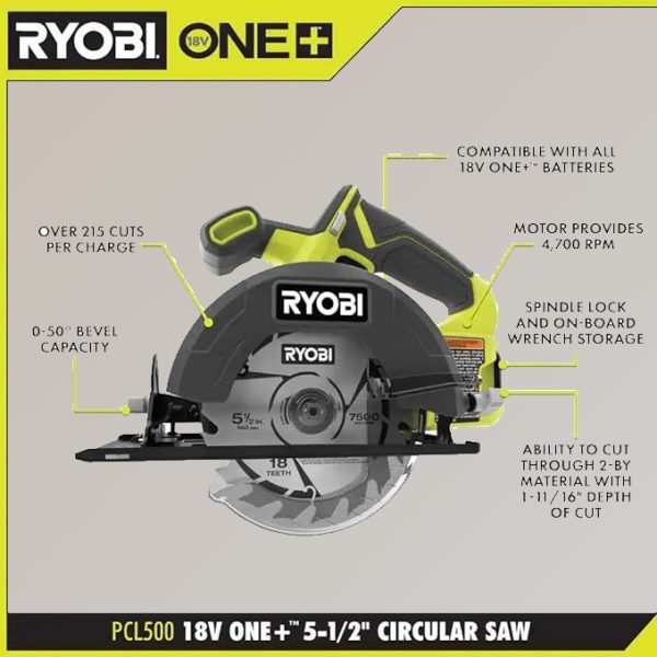 18V 5-1/2" Circular Saw - Image 2