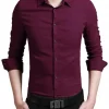 Oxemberg Men Regular Fit Texture Formal Shirt - Image 4