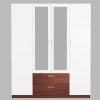 Barewether Engineered Wood 4 Door Wardrobe - Image 2
