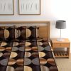 CHHAVI INDIA 160 TC Microfiber Double Geometric Bedsheet - Image 3