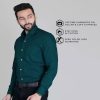 Men Regular Fit Solid Formal Shirt - Image 4