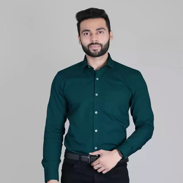 Men Regular Fit Solid Formal Shirt – Supermart Ecommerce