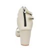 Women Beige Heels Sandal - Image 4