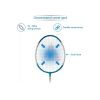 Adrenex by Flipkart R202 Combo White, Blue Strung Badminton for playing the game with national level - Image 4