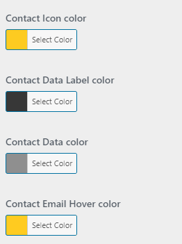 set contact section