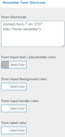 set contact section