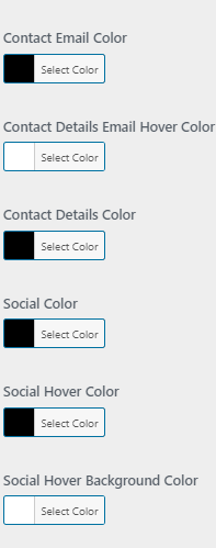 select Contact Page template