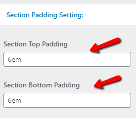 set contact section