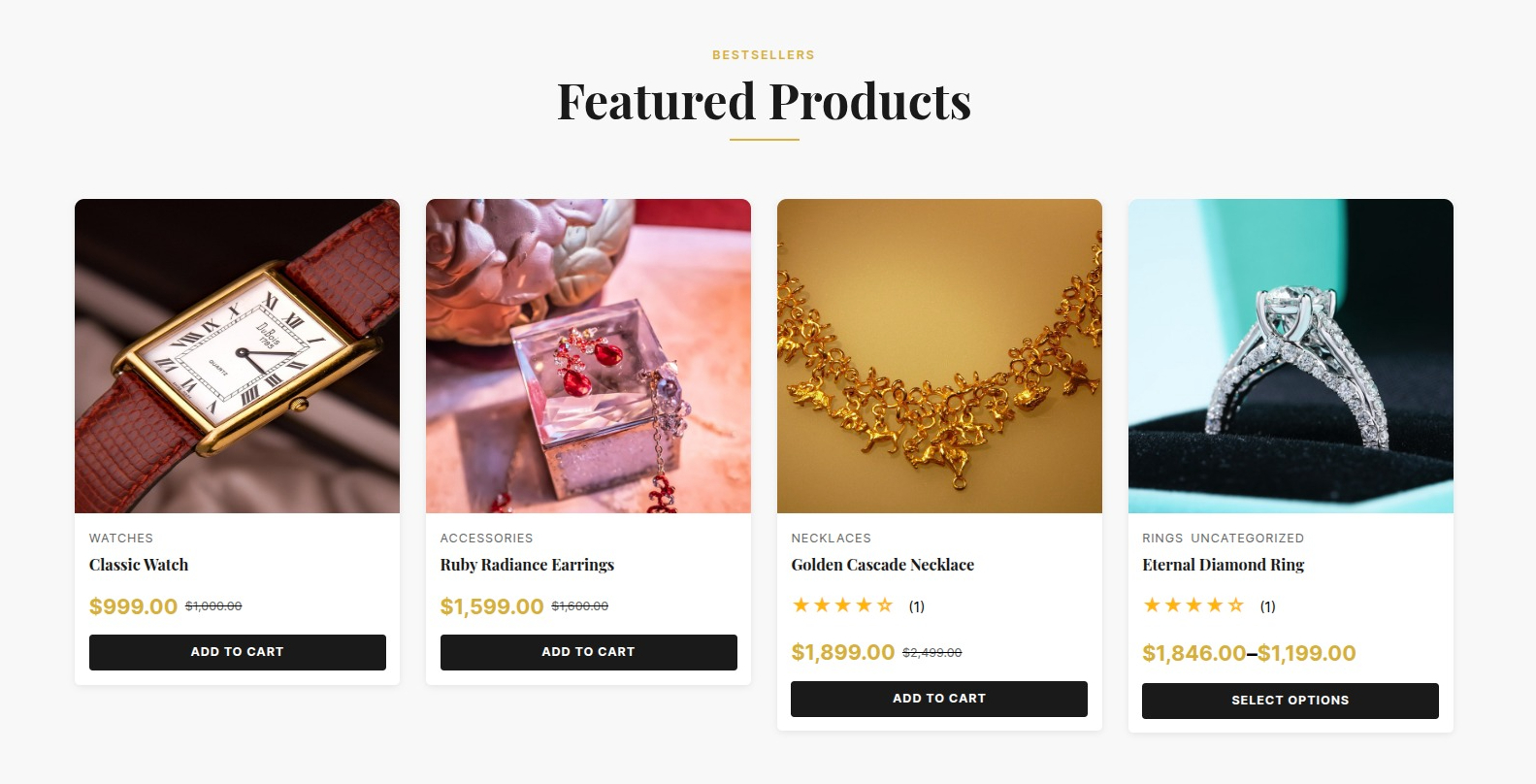 set Featured Page section