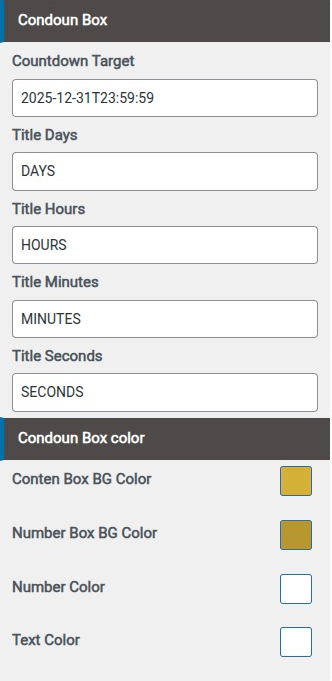 set Featured Page section