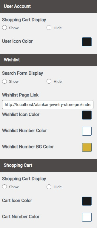 Set Header contact 