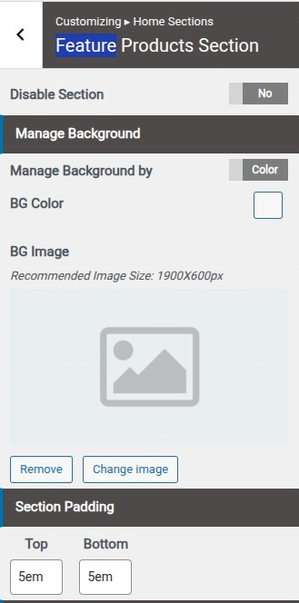 Set Header contact 
