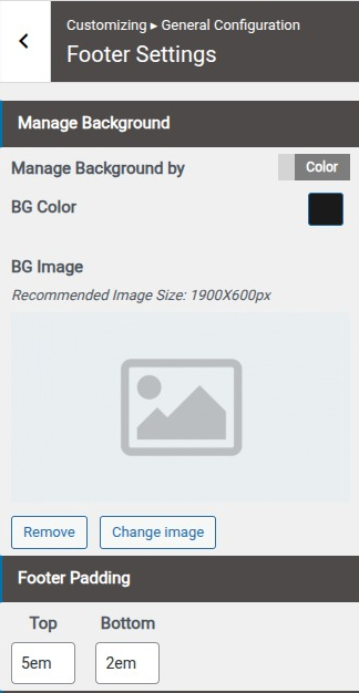 set contact section