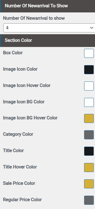 set Featured Page section