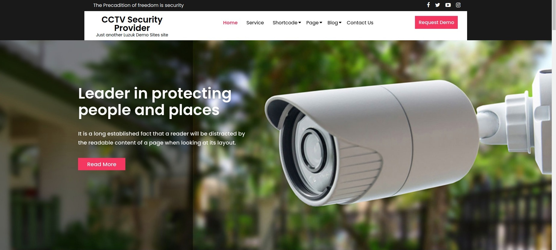 cctv-security pro wordpress theme