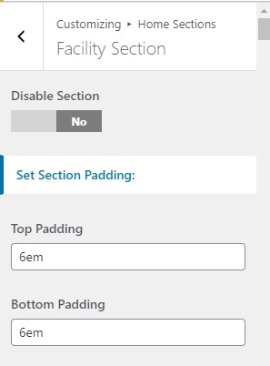 set facility section