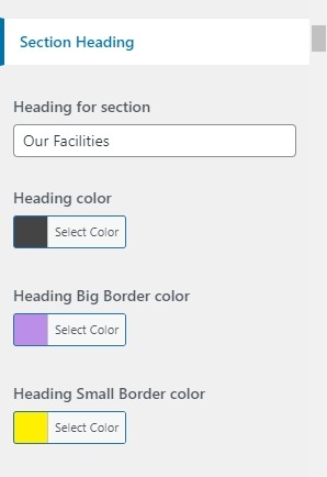 set facility section