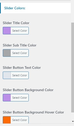 Create New Slider