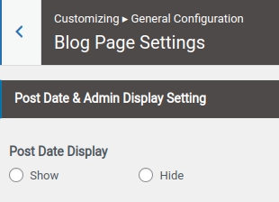 set Page Template