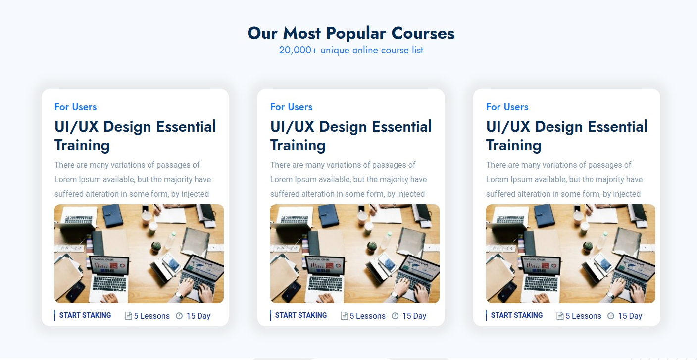 set Featured Page section