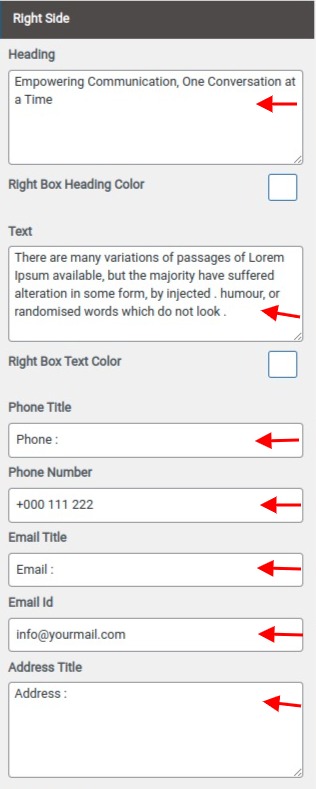 set Appointment section