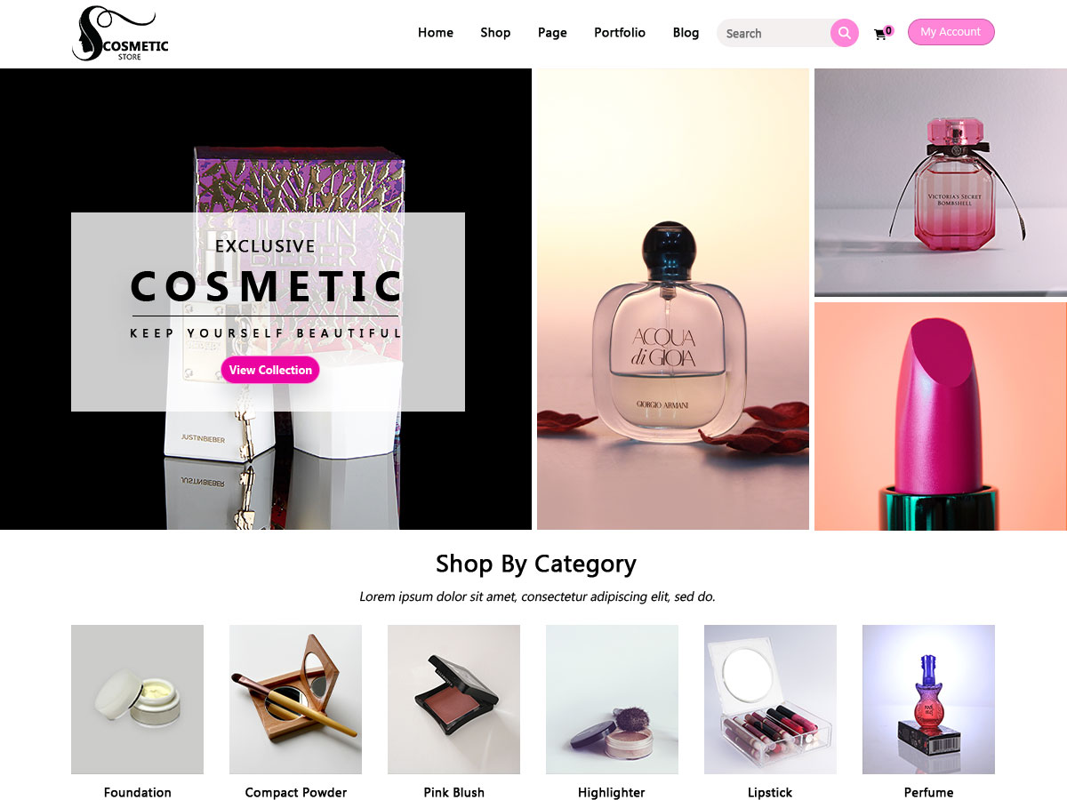 cosmetic-store-pro pro wordpress theme