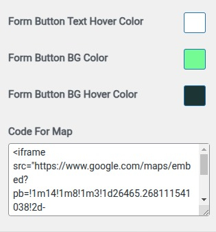 select Contact Page template