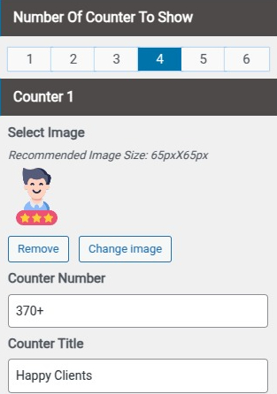 set Featured Page section