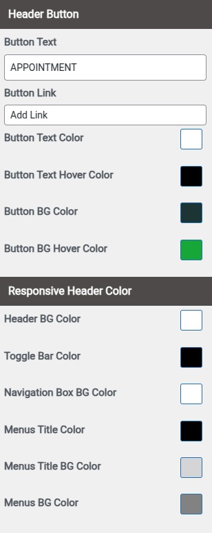 Set Header contact 